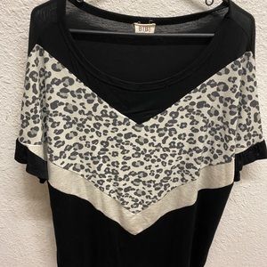 BiBi Ruffle Sleeve Shirt L